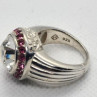 925 Sterling Silver CZ Ring Size 7