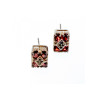 925 Sterling Silver Almandine & Black Spinel Earrings