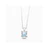 925 STERLING SILVER TOPAZ CHAIN WITH PENDANT