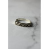 925 Sterling Silver Black Spinel Ring Size 6.5