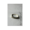 925 Sterling Silver Black Spinel Ring Size 6.5