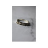 925 Sterling Silver Black Spinel Ring Size 6.5