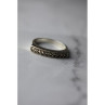925 Sterling Silver Black Spinel Ring Size 6.5