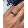 925 Sterling Silver Gold Plated Ring Size 6