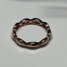 925 Sterling Silver Gold Plated Ring Size 6