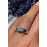 925 Sterling Silver CZ Ring Size 7