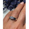 925 Sterling Silver CZ Ring Size 7
