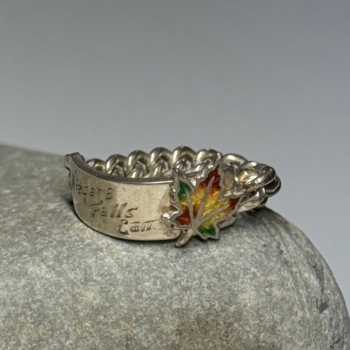 925 Sterling Silver Niagara Falls Canada Ring Size 5