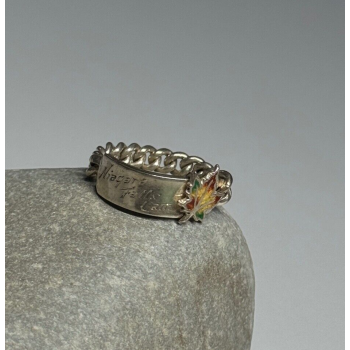 925 Sterling Silver Niagara Falls Canada Ring Size 5