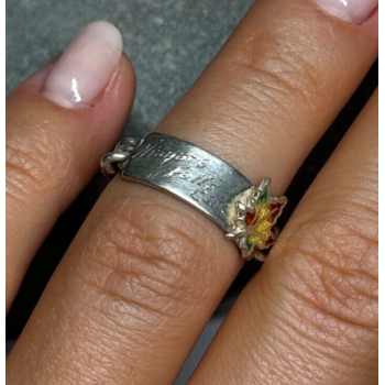 925 Sterling Silver Niagara Falls Canada Ring Size 5