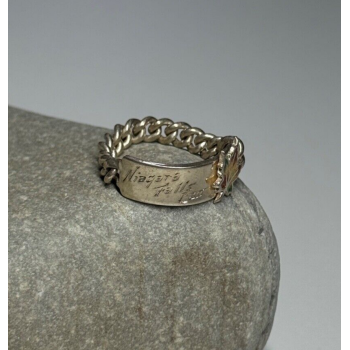 925 Sterling Silver Niagara Falls Canada Ring Size 5