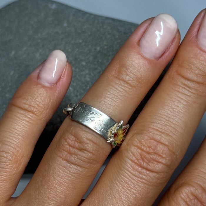925 Sterling Silver Niagara Falls Canada Ring Size 5