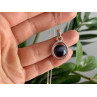 925 Sterling Silver Black Onyx Chain with Pendant
