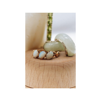 925 Sterling Silver Nephrite Stud Earrings