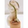 925 Sterling Silver Nephrite Stud Earrings