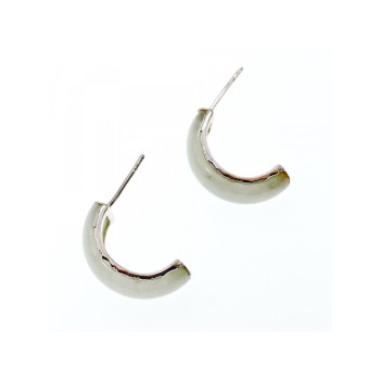 925 Sterling Silver Nephrite Stud Earrings