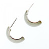 925 Sterling Silver Nephrite Stud Earrings