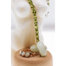 925 Sterling Silver Nephrite Stud Earrings