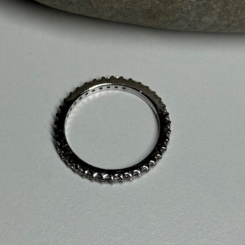 925 Sterling Silver CZ Ring Size 5.5