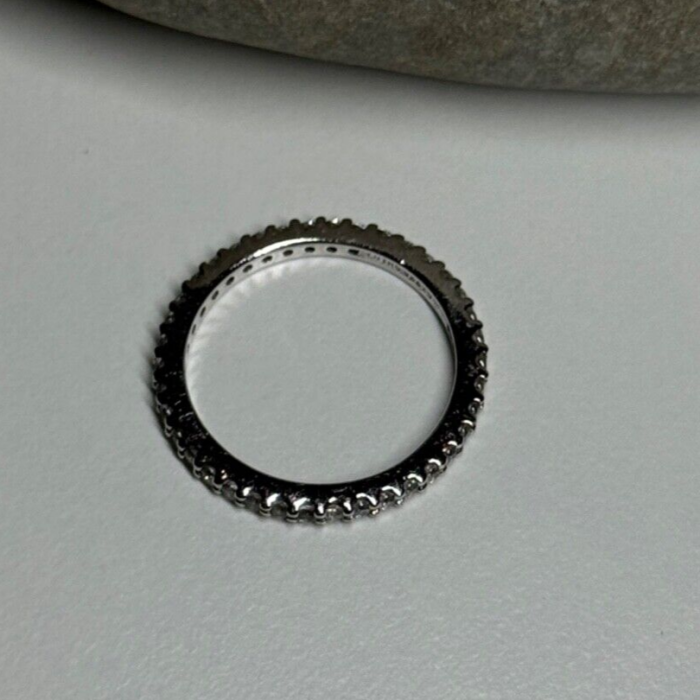 925 Sterling Silver CZ Ring Size 5.5