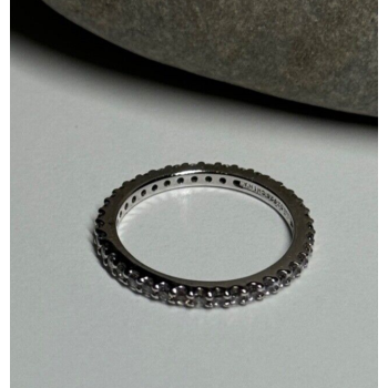 925 Sterling Silver CZ Ring Size 5.5