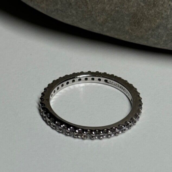 925 Sterling Silver CZ Ring Size 5.5