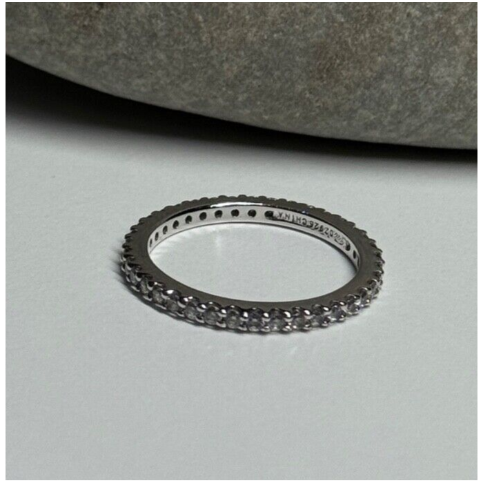 925 Sterling Silver CZ Ring Size 5.5