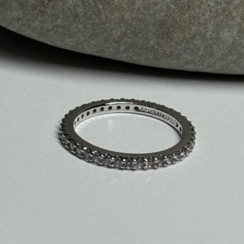 925 Sterling Silver CZ Ring Size 5.5