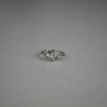 925 Sterling Silver Colorless Tourmaline (Achroite) Ring Size 6.5