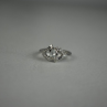 925 Sterling Silver Colorless Tourmaline (Achroite) Ring Size 6.5