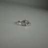 925 Sterling Silver Colorless Tourmaline (Achroite) Ring Size 6.5
