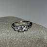 925 Sterling Silver CZ Ring Size 6.5