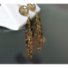 Milor 925 Sterling Silver Gold Plated (14K) Earrings Italy