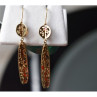 Milor 925 Sterling Silver Gold Plated (14K) Earrings Italy