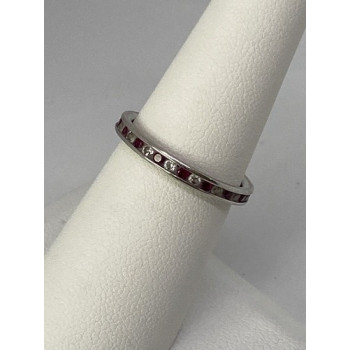 925 Sterling Silver Ring With CZ Size 7