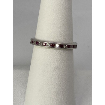 925 Sterling Silver Ring With CZ Size 7