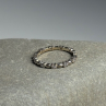 925 Sterling Silver CZ Ring Size 7.5