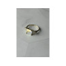 925 Sterling Silver Alpanite & CZ Ring Size 8.5