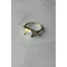 925 Sterling Silver Alpanite & CZ Ring Size 8.5