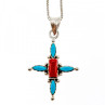 925 Sterling Silver Agate Chain With Cross