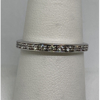 925 Sterling Silver CZ Ring Size 8