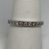 925 Sterling Silver CZ Ring Size 8