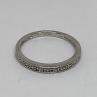 925 Sterling Silver CZ Ring Size 8