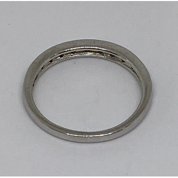 925 Sterling Silver CZ Ring Size 8