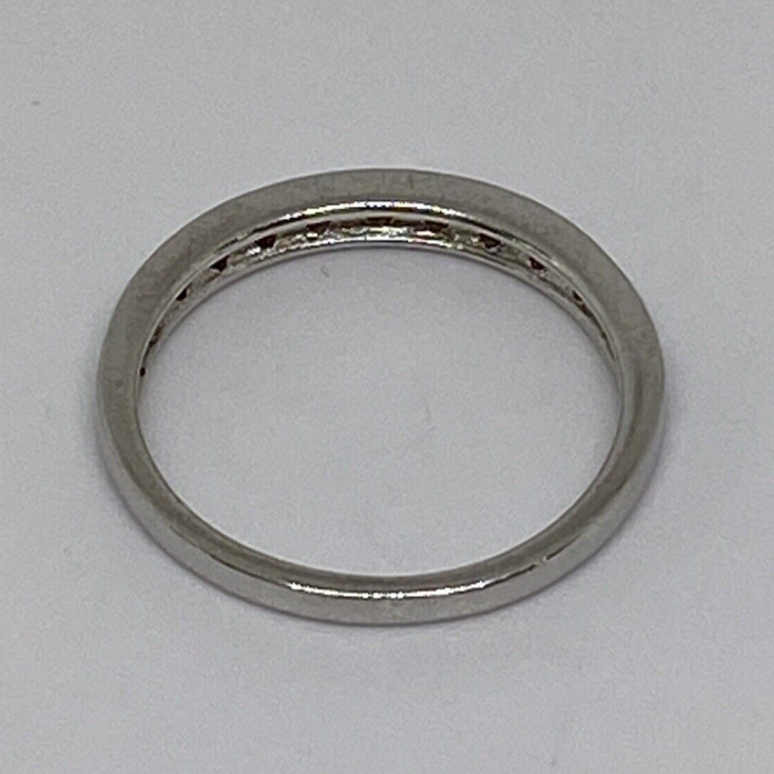 925 Sterling Silver CZ Ring Size 8