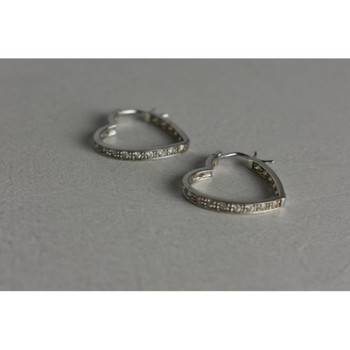 925 Sterling Silver White CZ 