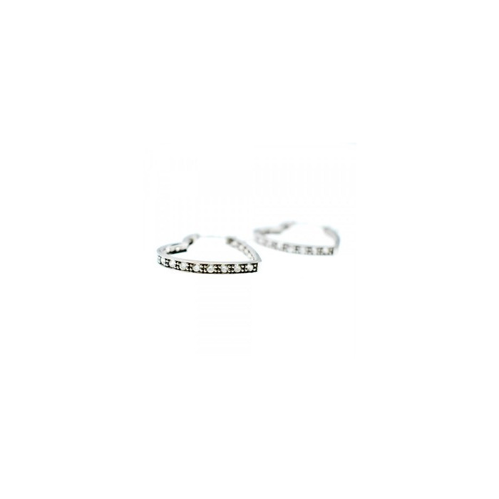 925 Sterling Silver White CZ 