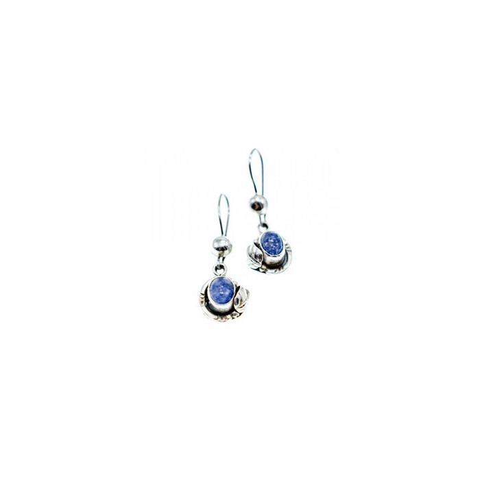 925 Sterling Silver Sodalite Earrings