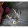 925 Sterling Silver Sodalite Earrings