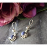 925 Sterling Silver Sodalite Earrings